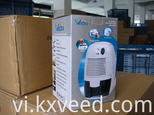 Mini Dehumidifier Air Drying Home Dehumidifier với bể chứa nước 500ml